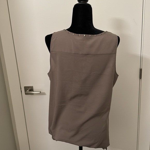 le  chateau tank top, Size large, color 'greyish ' brown - Picture 3 of 7